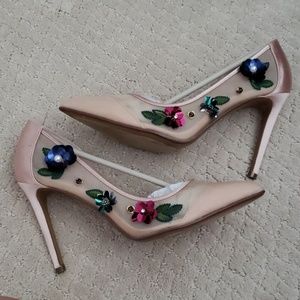 Betsey Johnson Jewel Blush Pumps